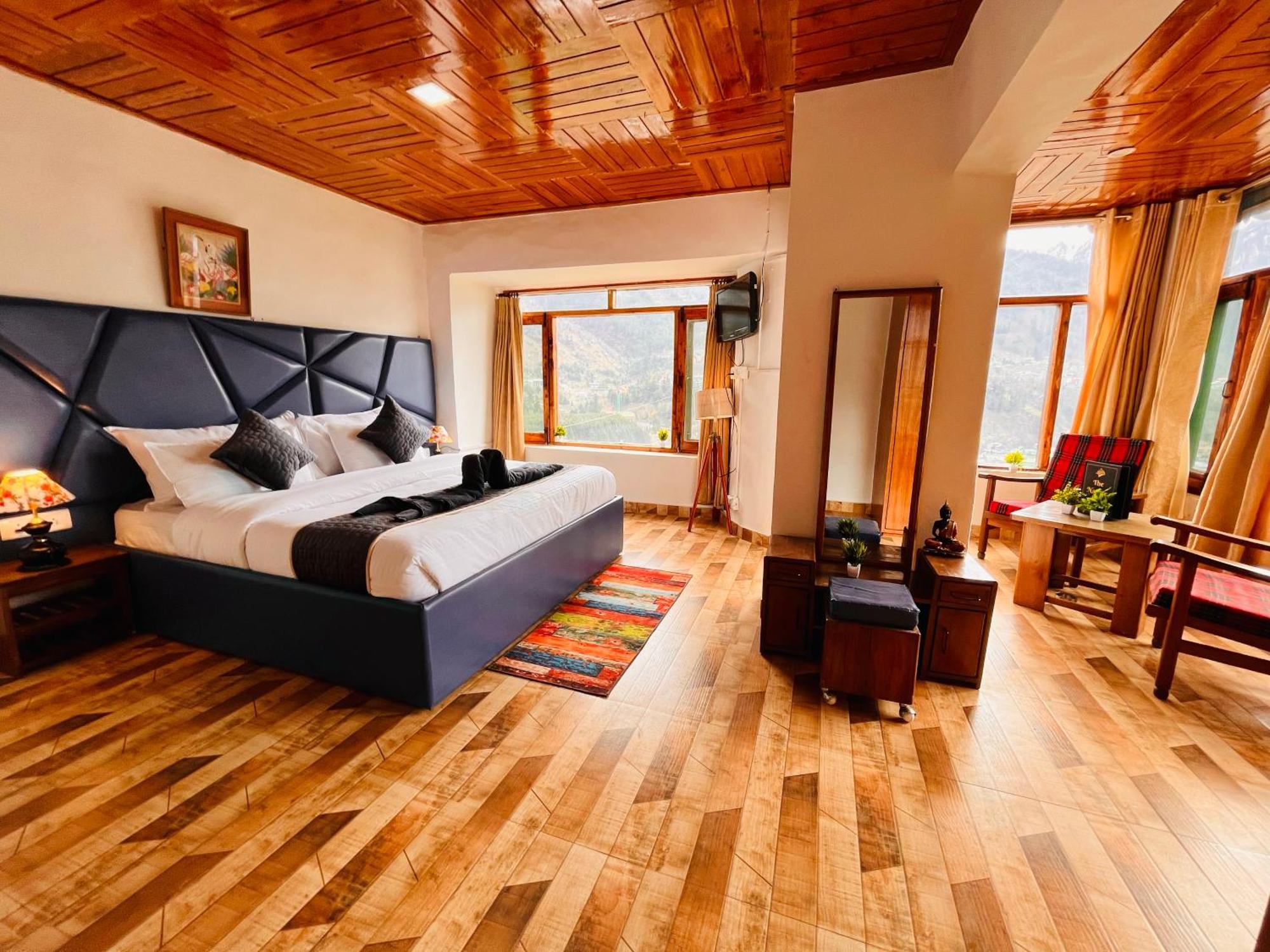 Himalayan Nomad Cottage, Manali ! All 2 Bedroom Independent Cottages ! Personal Lawn Every Cottage ! Parking ! Scenic Mountains View ! Spacious Rooms ! Exteriér fotografie